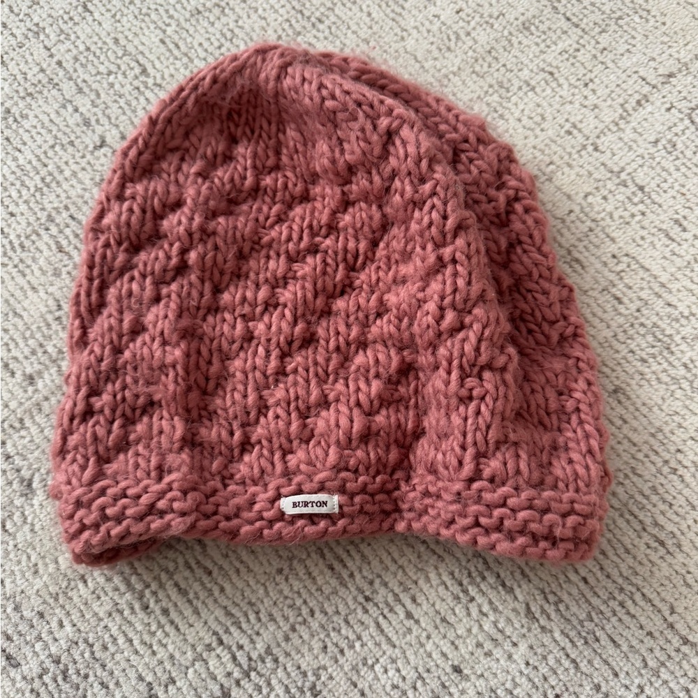 Burton Pink Knit Beanie